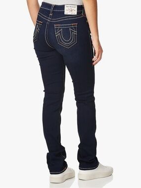 NWT True Religion Womens Billie Midrise Straight Jeans Size 31